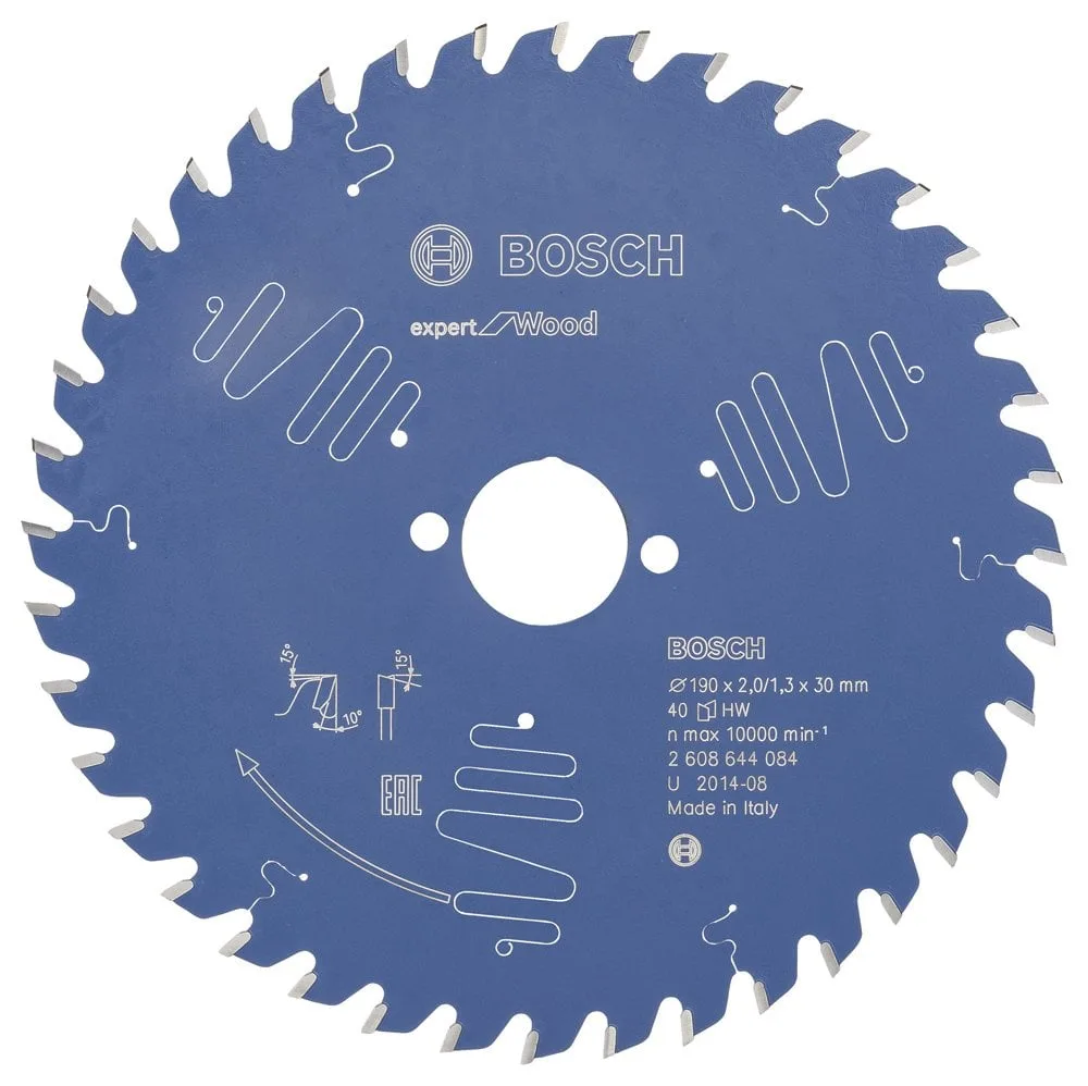 Havasis A.Ş. Bosch - Expert Serisi Ahşap için Daire Testere Bıçağı 190*30 mm 40 Diş
