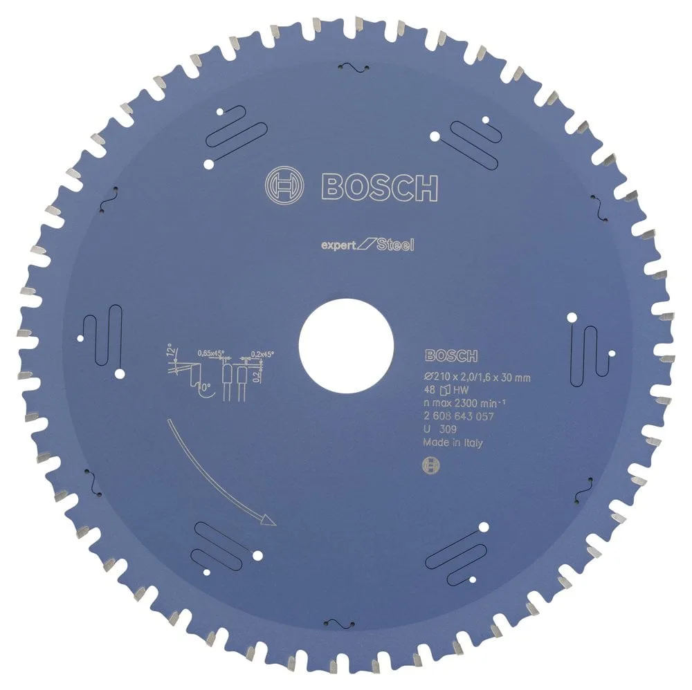 Bosch - Expert Serisi Metal için Daire Testere Bıçağı 210*30 mm 48 Diş