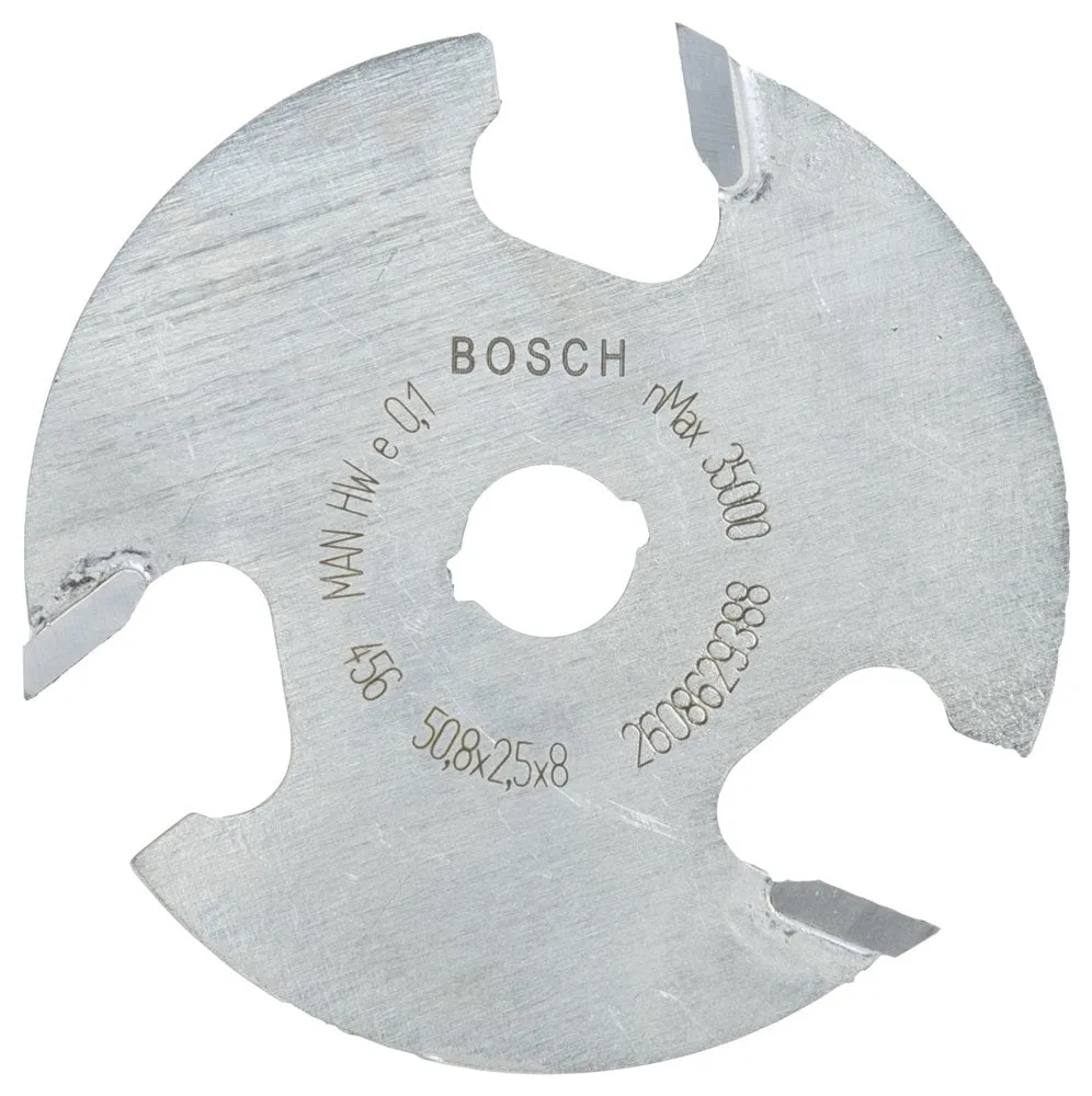 Havasis A.Ş. Bosch - Expert Serisi Ahşap İçin Üç Bıçaklı, Sert Metal Diskli Kanal Freze 8*50,8*2,5 mm
