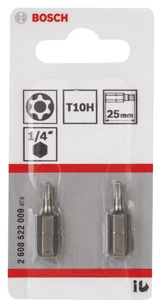 Bosch - Extra Hard Serisi Security-Torx® Vidalama Ucu T10H*25 mm 2li