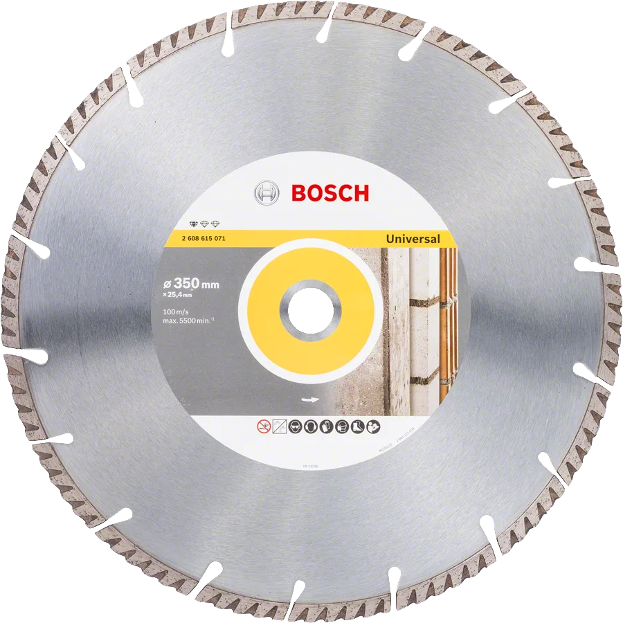 Bosch - Standard Seri Genel Yapı Malzemeleri ve Metal İçin Elmas Kesme Diski 350*25,4 mm