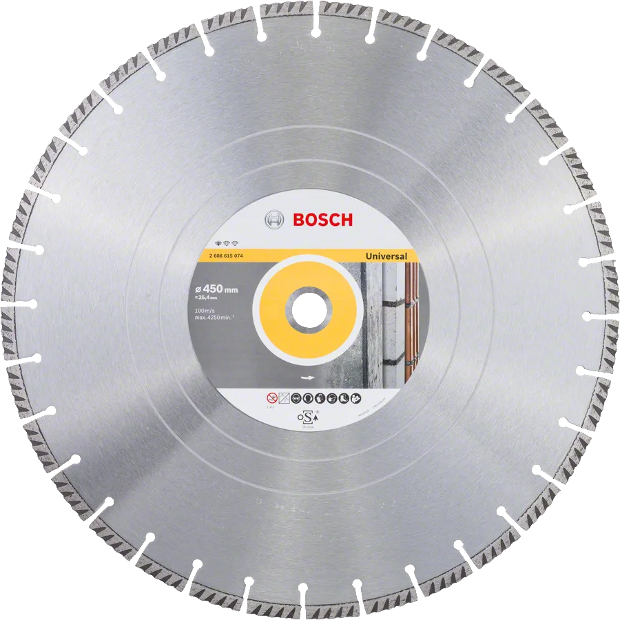 Bosch - Standard Seri Genel Yapı Malzemeleri ve Metal İçin Elmas Kesme Diski 450*25,4 mm