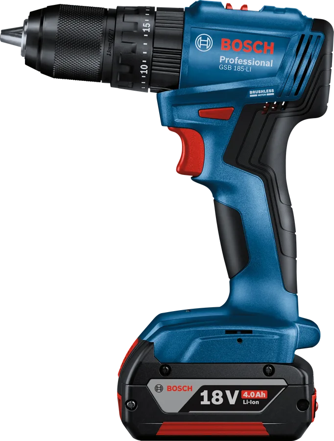 Bosch Professional GSB 185 LI Akülü Darbeli Delme Vidalama Mak.2 x 2.0 Ah; Case
