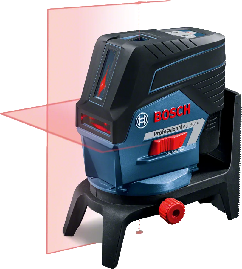 Bosch GCL 2-50 C +RM2 + BT150 Çapraz ve Noktasal Lazer