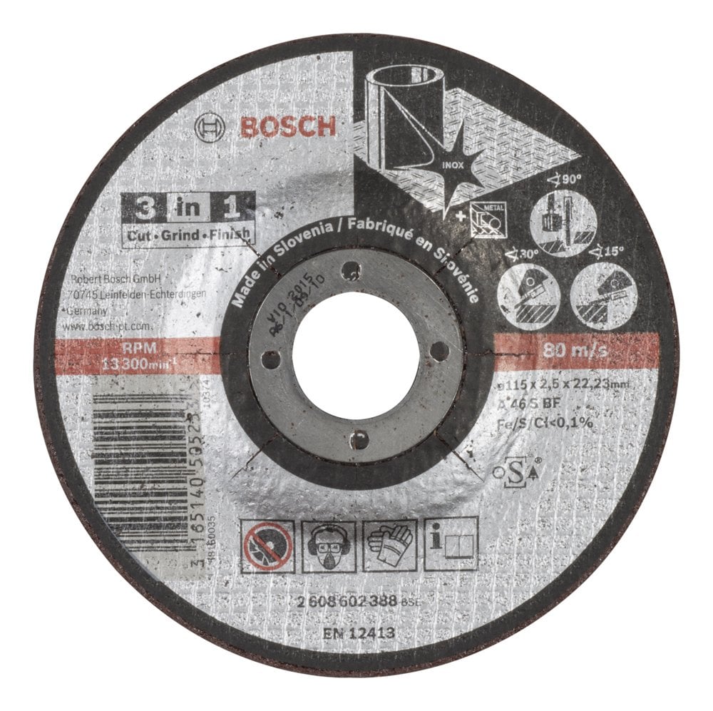 Bosch - 115*2.5 mm Cutting, Grinding, Final Polishing 3in1 Disc