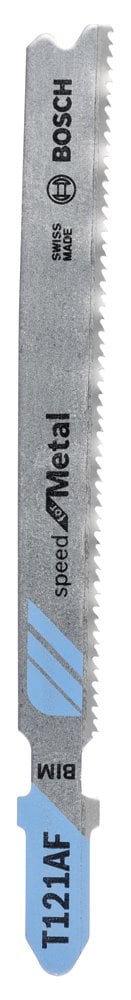 Bosch - Fast Cutting Series T 121 AF Jigsaw Blade for Metal - Pack of 25
