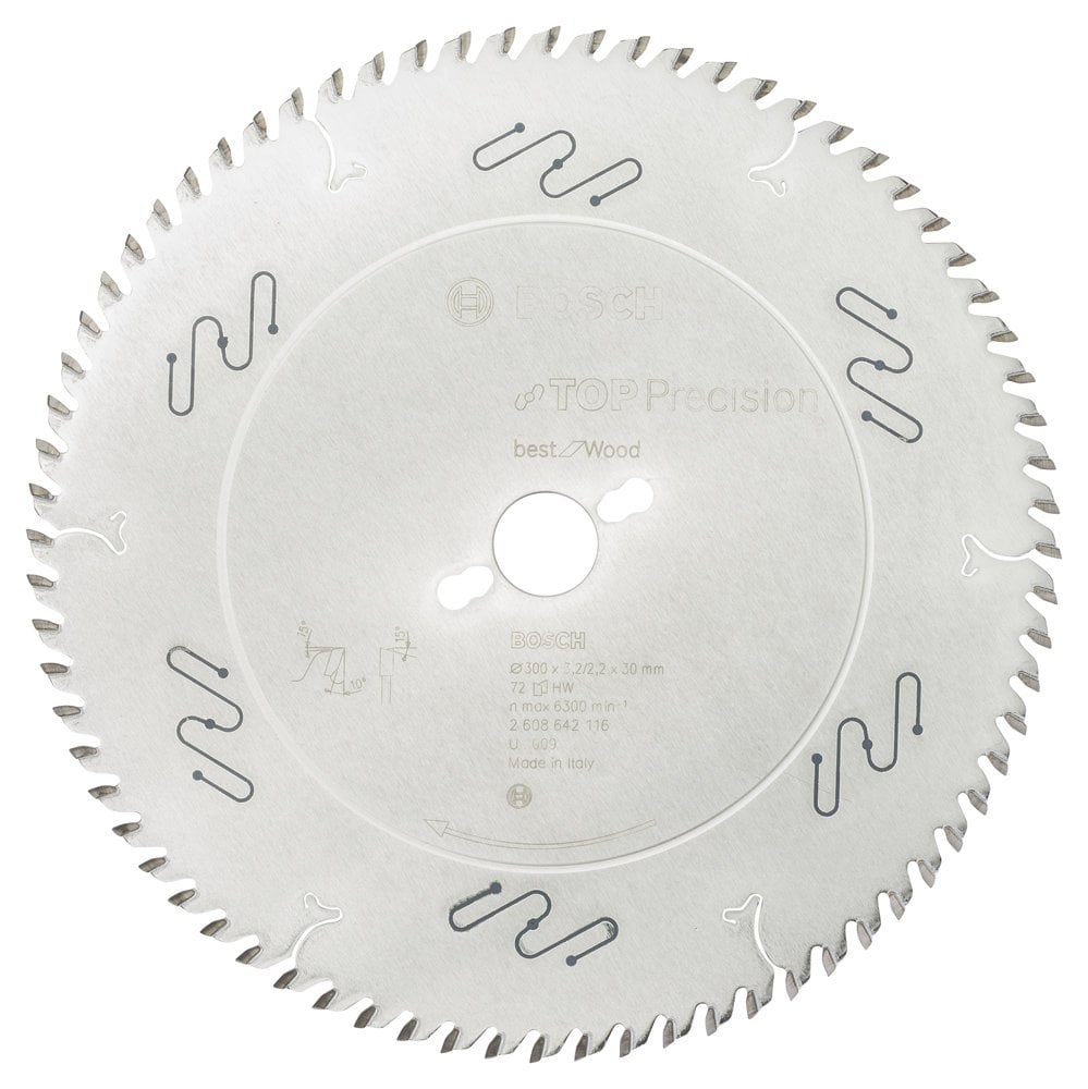 Bosch - Best Series Circular Saw Blade for Fine Cutting Wood 300*30 mm 72 Teeth