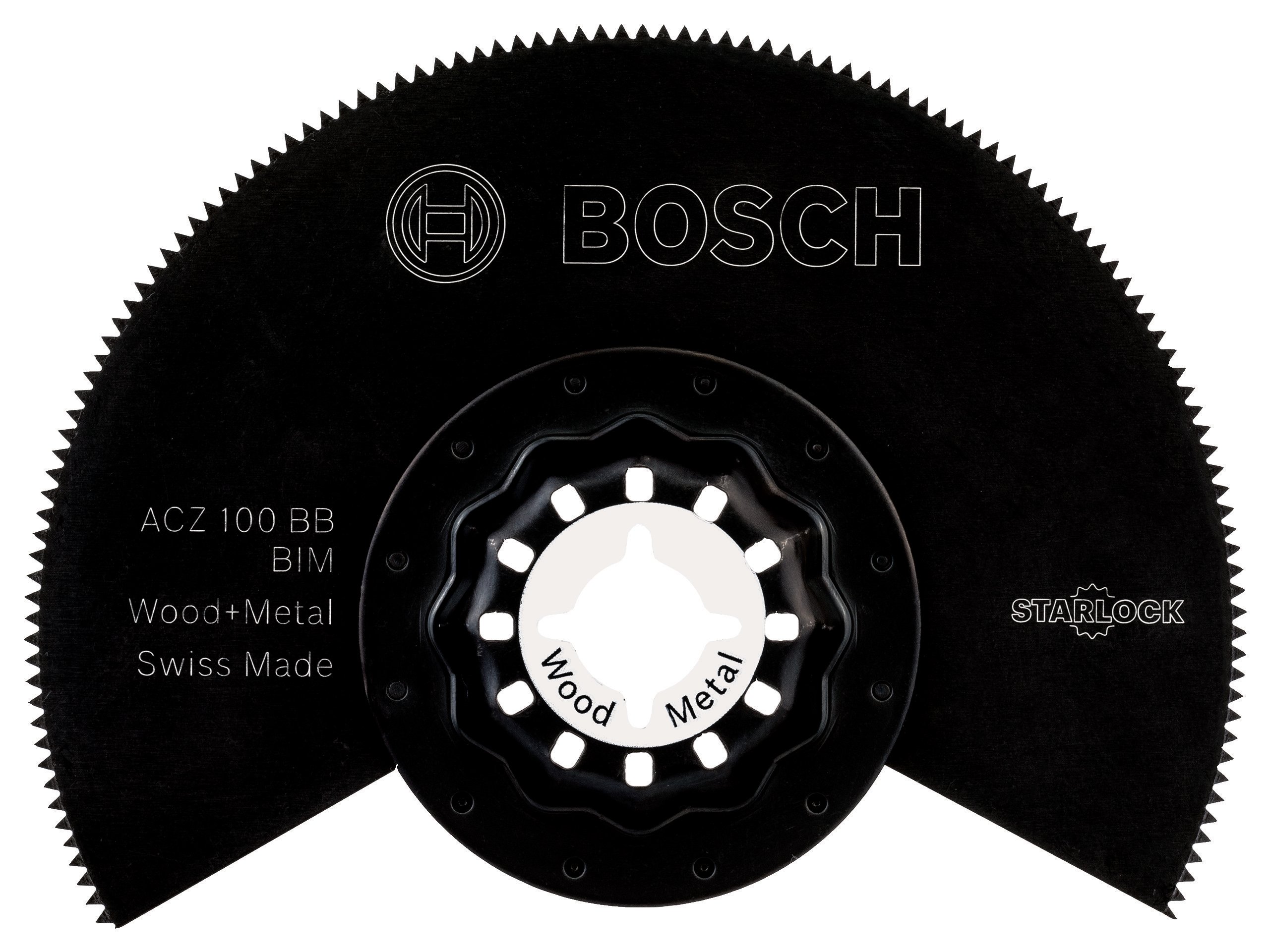 Bosch - Starlock - ACZ 100 BB - BIM Segment Saw Blade for Wood and Metal, Curved 1-Piece