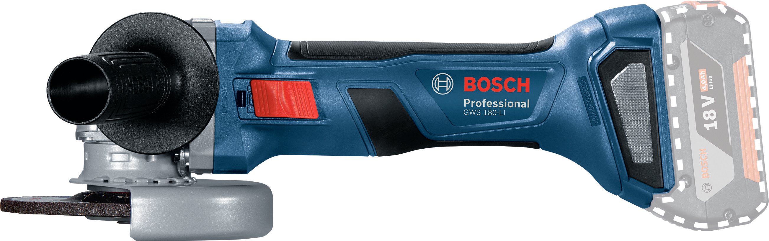 Bosch Professional GWS 180-LI (Solo) 125 mm Cordless Angle Grinder