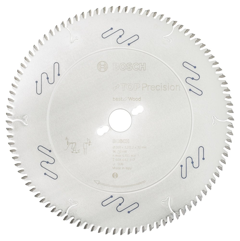 Bosch - Best Series Circular Saw Blade for Fine Cutting Wood 300*30 mm 96 Teeth