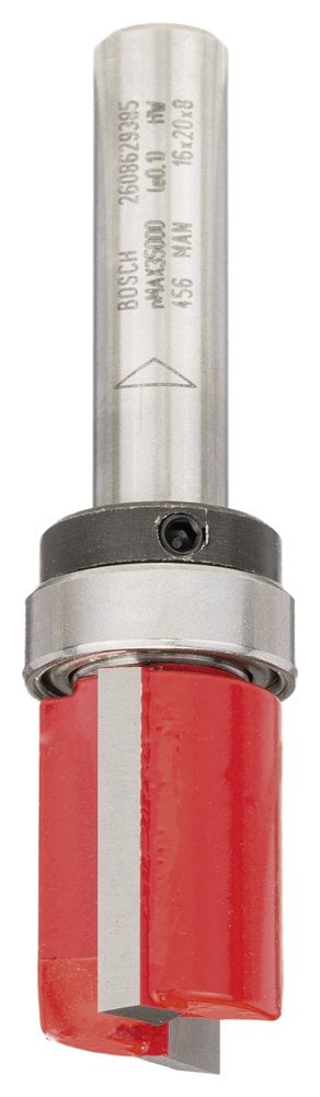 Bosch - Expert Series Laminate Double Fluted, Hard Metal Top Ball Bearing Router Bit 8*16*60 mm