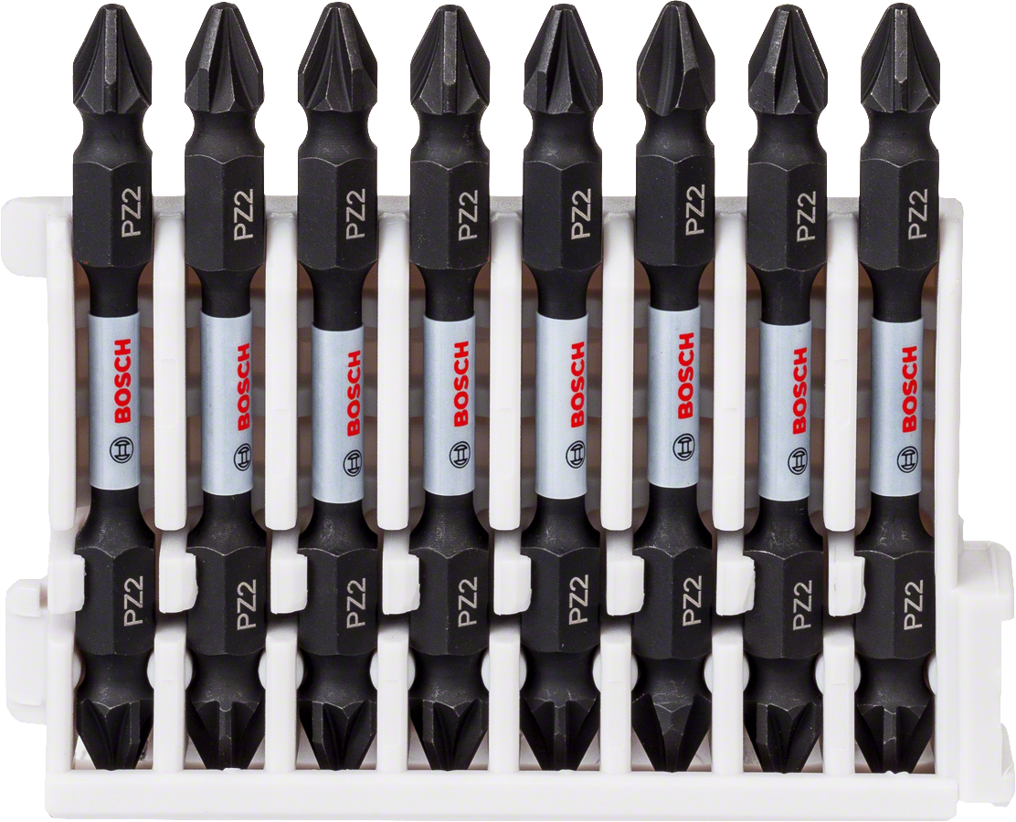 Bosch - Impact Control Series Double-Sided Screwdriver Bit 8-Piece PZ2 *65mm