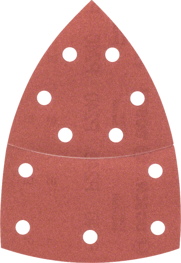 Bosch - Multi Sanding Paper 10-Piece, 102 x 62/93 mm 240 Grit 11 Holes