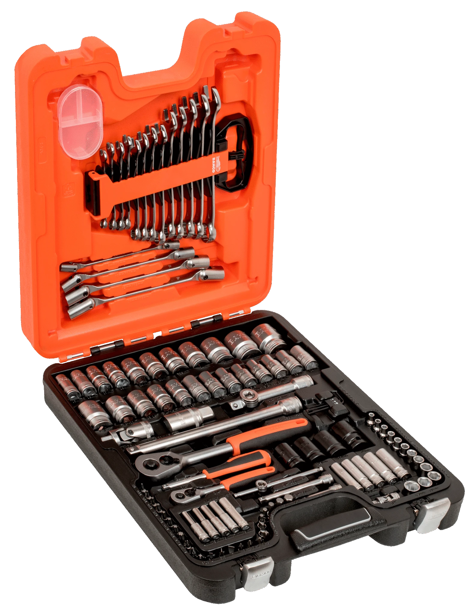 Havasis A.Ş. Bahco Lokma takım seti 1/4”, 1/2'' + kombine anahtar. 106 adet S106