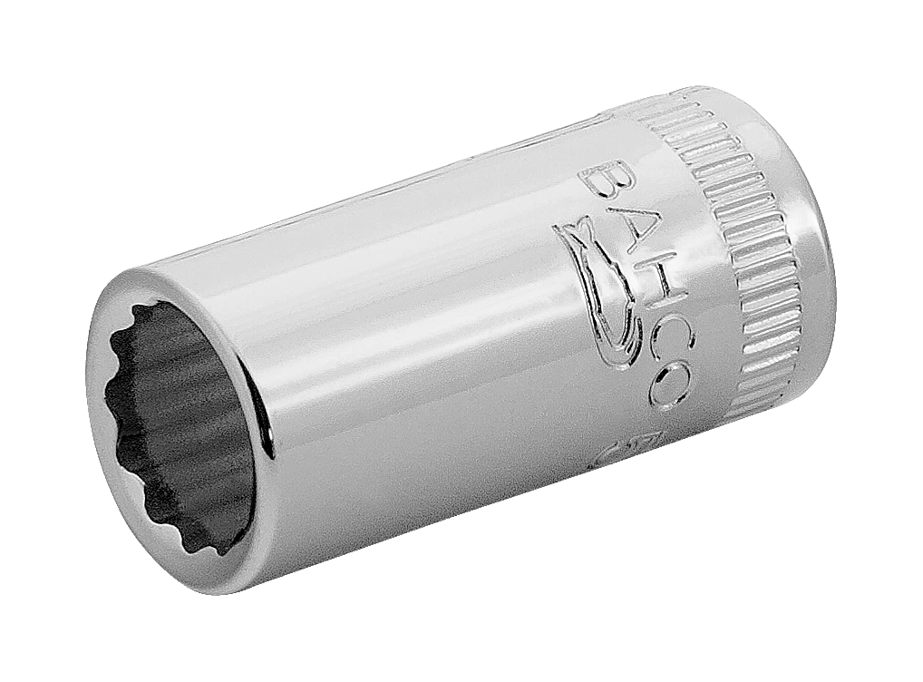 Havasis A.Ş. Bahco Standart lokma,1/4'' kare şaft. Yıldız, inç ölçülerde. İnce çeper A6700DZ-7/32