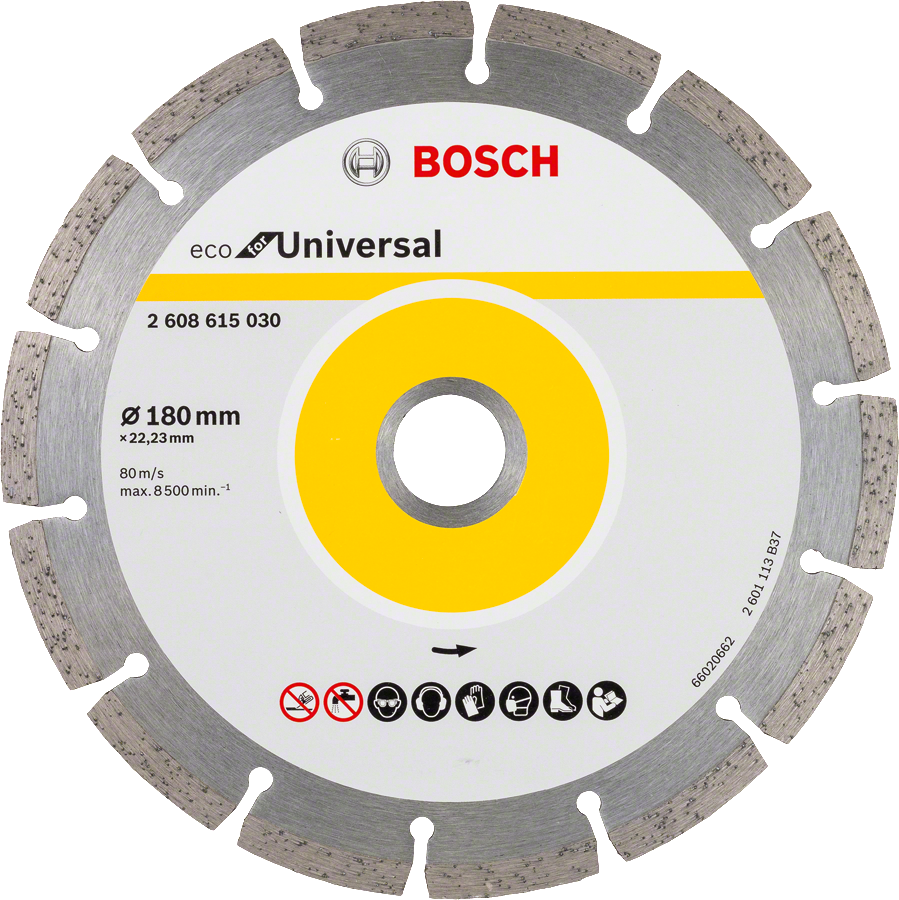 Havasis A.Ş. Bosch - Ekonomik Seri Genel Yapı Malzemeleri İçin Elmas Kesme Diski 180 mm