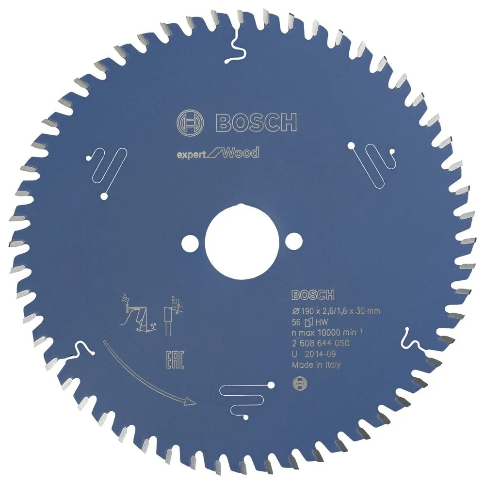 Bosch - Expert Serisi Ahşap için Daire Testere Bıçağı 190*30 mm 56 Diş