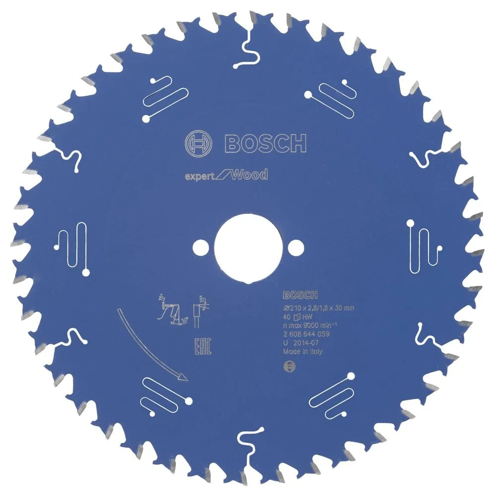 Bosch - Expert Serisi Ahşap için Daire Testere Bıçağı 210*30 mm 40 Diş