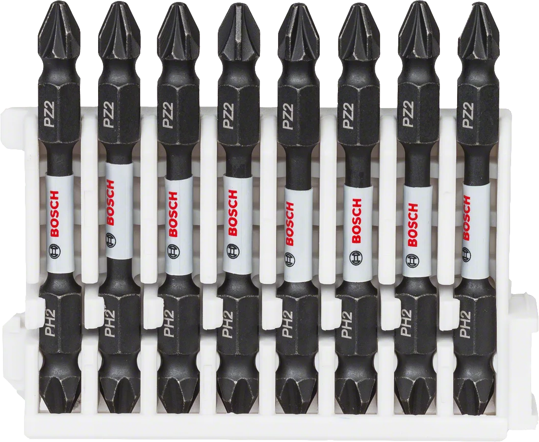 Bosch - Impact Control Serisi Çift Taraflı Vidalama Ucu 8'li PH2/PZ2 *65mm