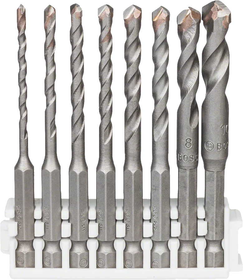 Bosch - HEX-9 Ceramic Altıgen Şaftlı Matkap Ucu 8'li Set - Click