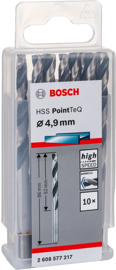 Bosch - HSS-PointeQ Metal Matkap Ucu 4,9 mm 10'lu