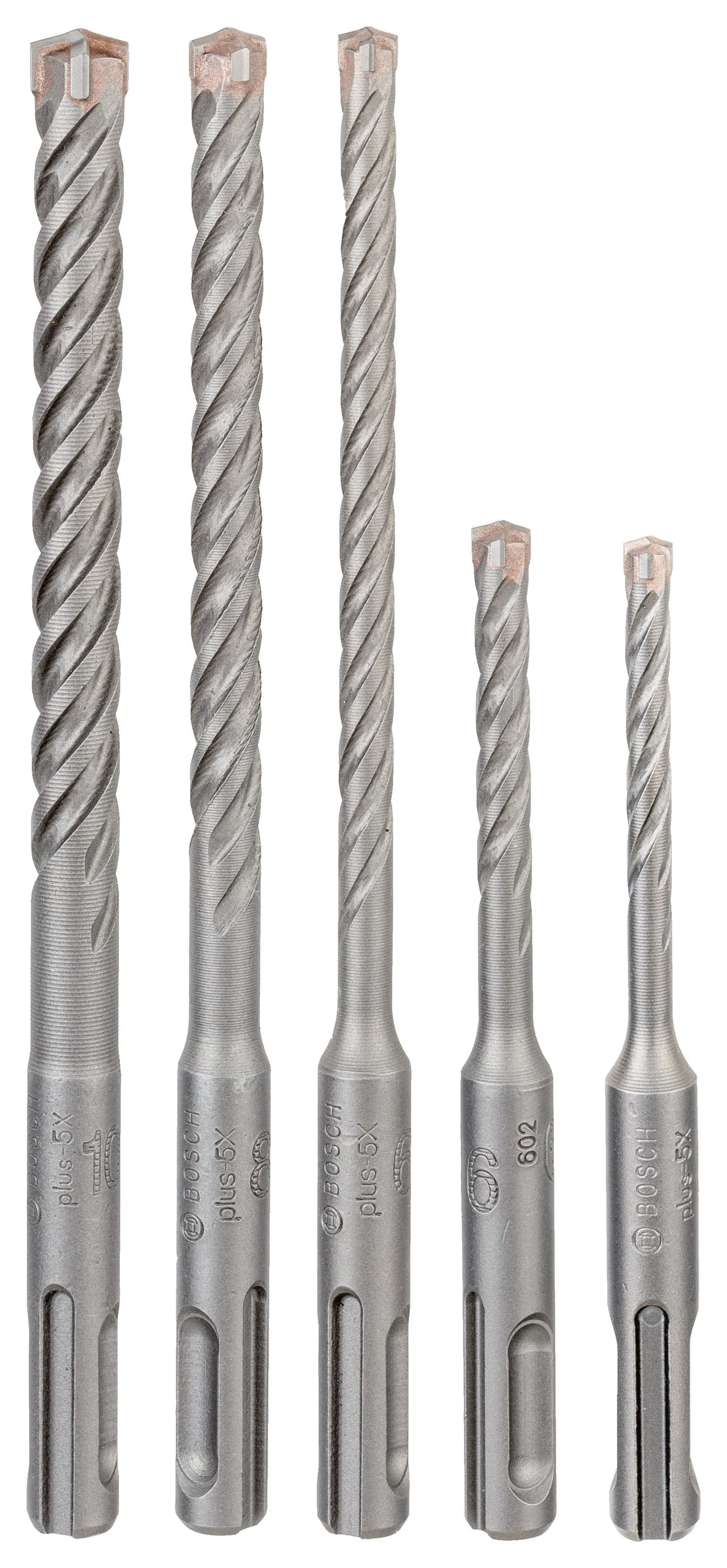 Bosch - SDS plus-5X Serisi Kırıcı Delici Matkap Ucu 5 Parça Set (5,6 x 110 mm, 6,8,10 x 160 mm)