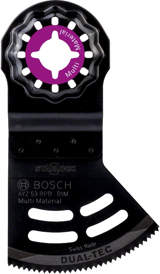 Bosch - Starlock - AYZ 53 BPB - BIM Çoklu Malzeme İçin Daldırmalı ve Yana Kesim Testere Bıçağı 10'lu
