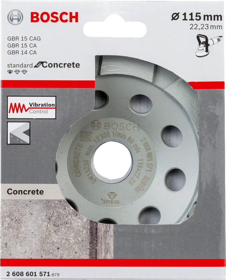 Bosch - Standard Seri Beton İçin Elmas Çanak Disk 115 mm