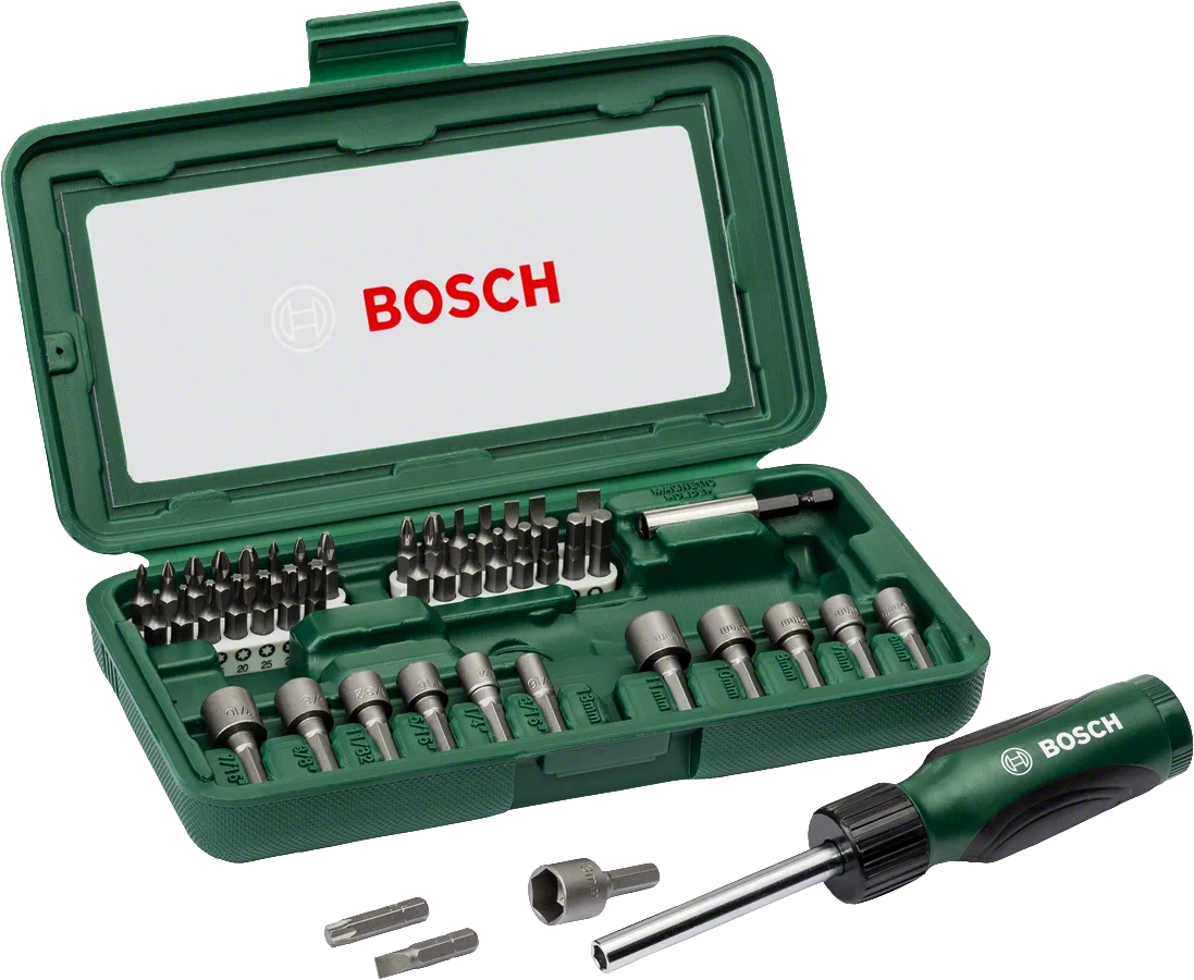 Bosch - 46 Parça Tornavidalı Vidalama ve Lokma Ucu Seti