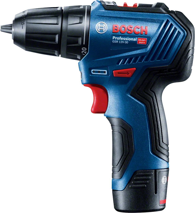 Bosch Professional GSR 12V-30 + 39Parça Vidalama Seti Akülü Delme Vidalama Makinesi